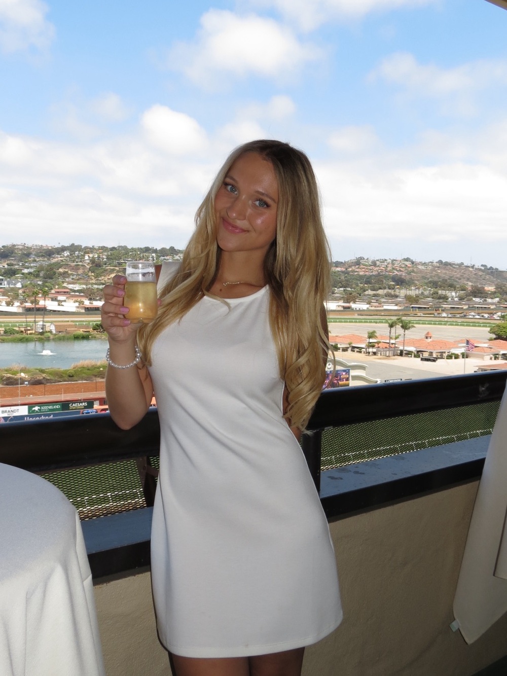 White Fox Boutique Cream Sleeveless A-Line Dress
